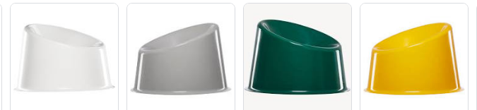 Panto Pop křeslo - bílé, 4 ks