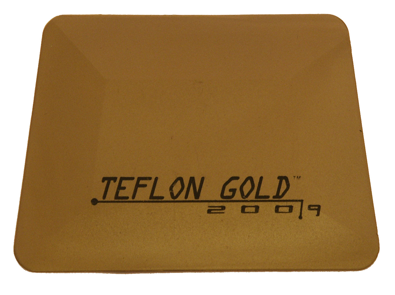 Teflonová stěrka zlatá