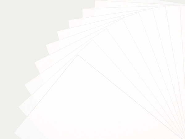 Muzeální papíry - světle bílá