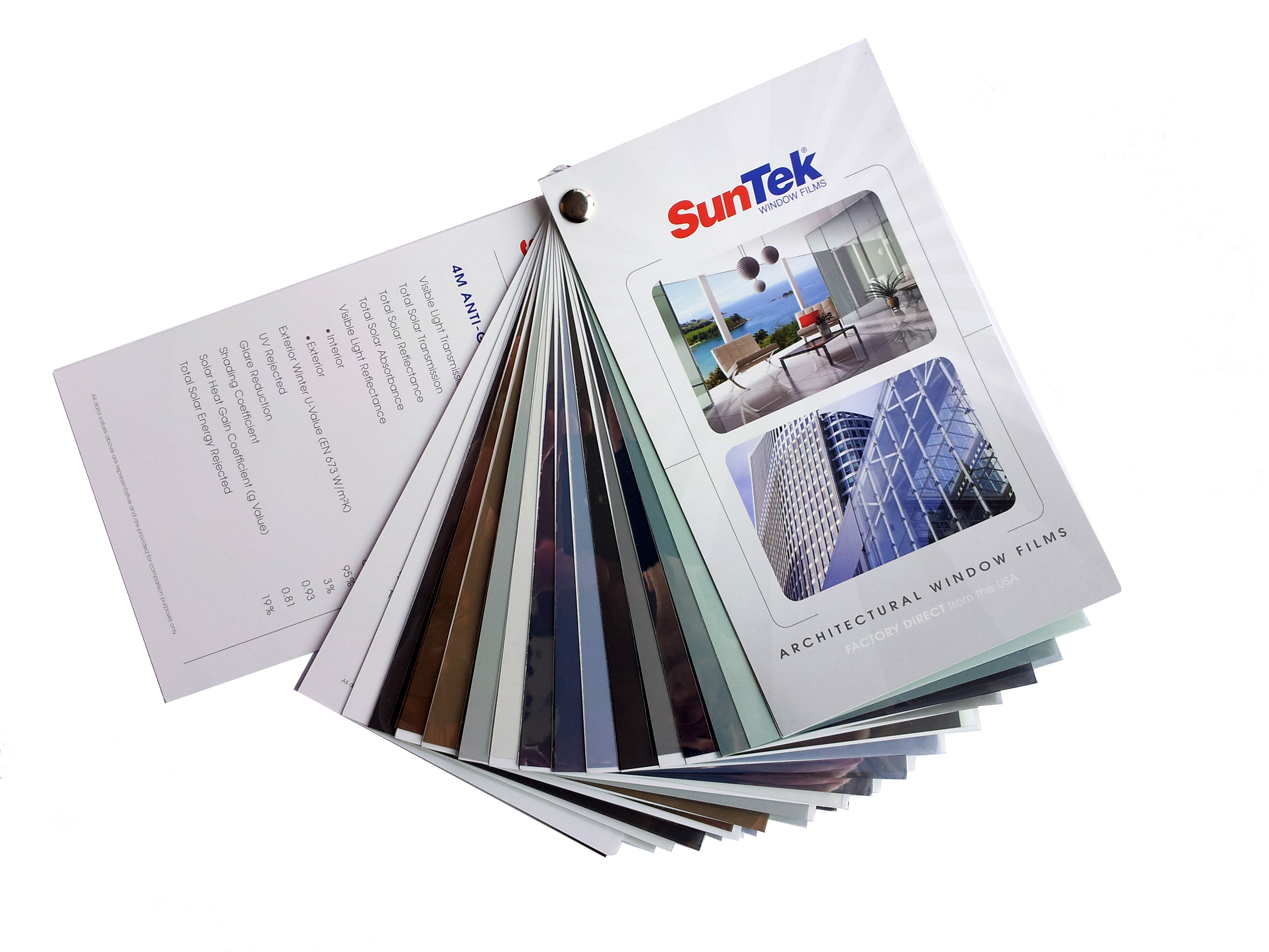 Vzorník okenní fólie SunTek A5
