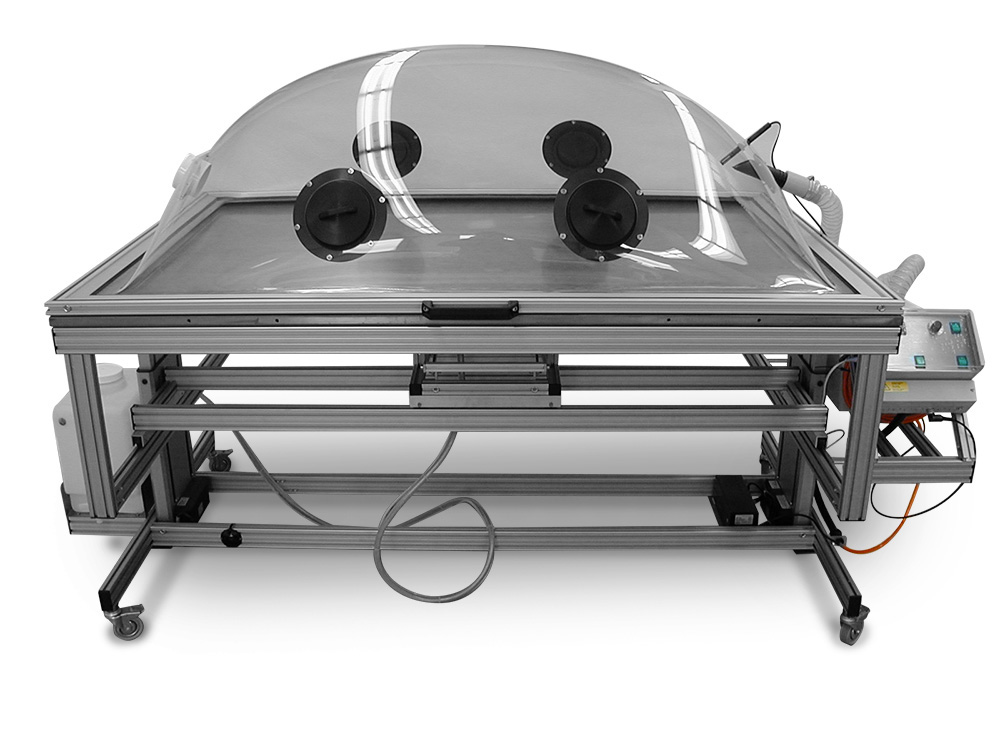 Nízkopodtlakový stůl 180/120 - kompletní