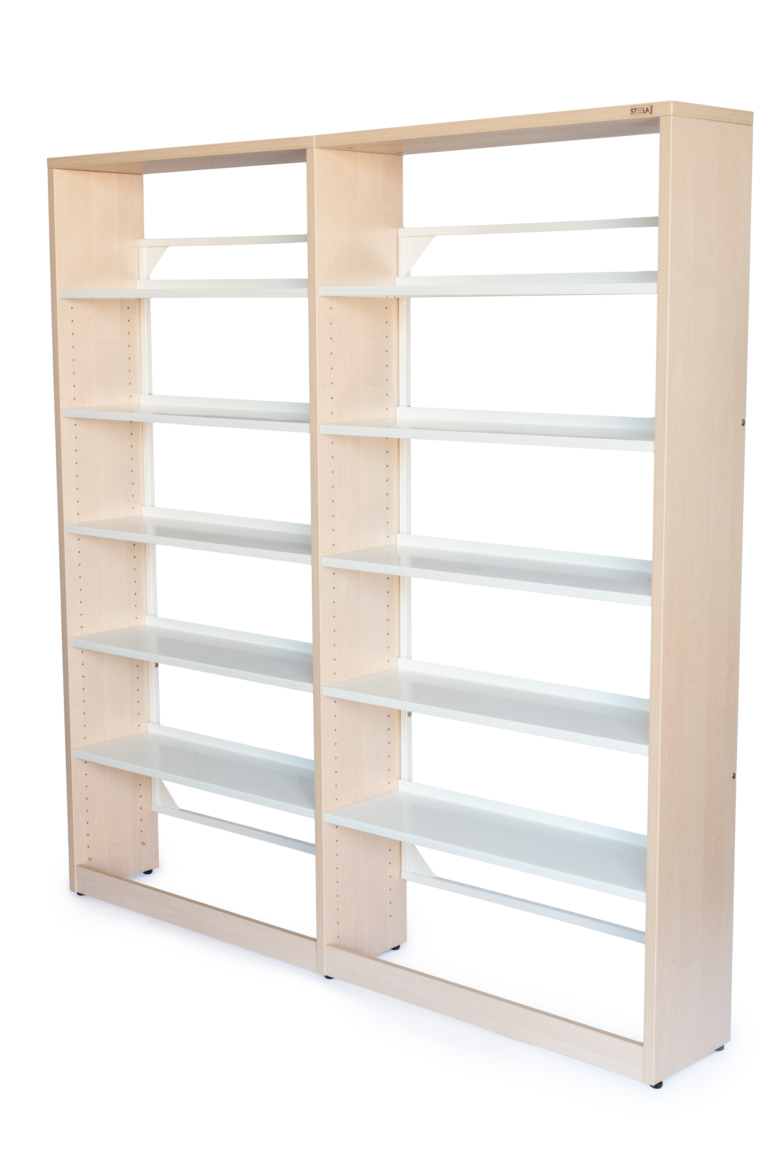Oboustranné regály STEELA šíře 900 mm